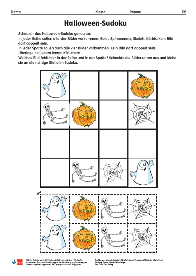 Screenshot KV Halloween Sudoku