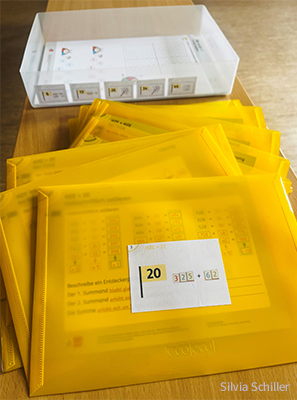 Matherad Ablage Beschriftung