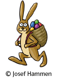 Osterhase Osterhase mit Korb
