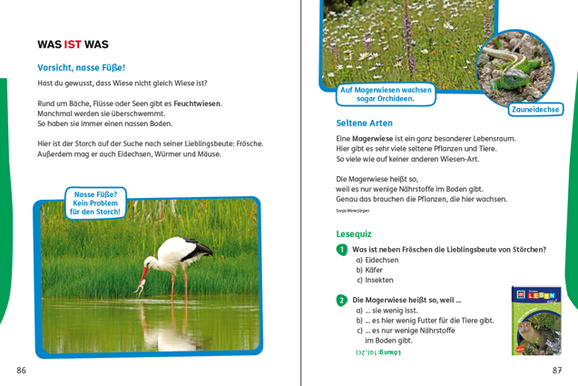 Abbildung der Seite aus dem Niko Lesebuch – Seiten 86 und 87