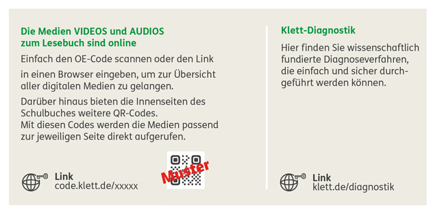 Abbildung der Seite aus dem Niko Lesebuch – Medien und QR-Code