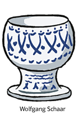 pe21009b_Porzellan Porzellanvase weiß-blau