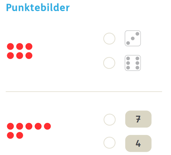 Diagnostik LRP Beispiel Punktebilder
