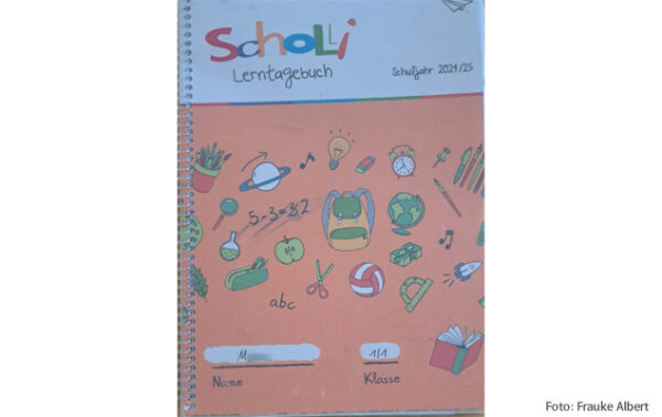 Cover vom Scholli Lerntagebuch