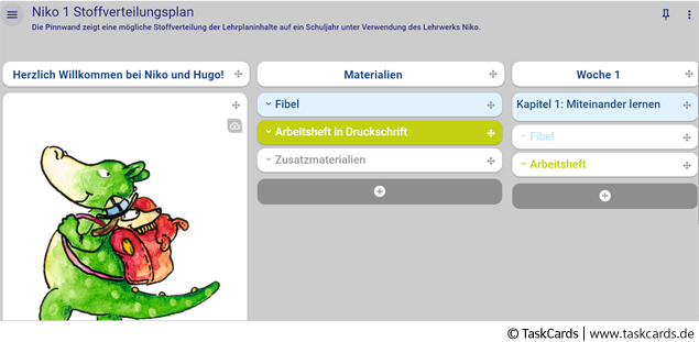 Screenshot Taskcard Stoffverteilungsplan Niko 1