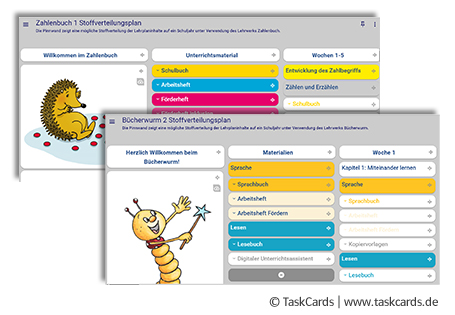Klett auf TaskCards: Die nächsten digitalen Stoffverteilungspläne sind da!