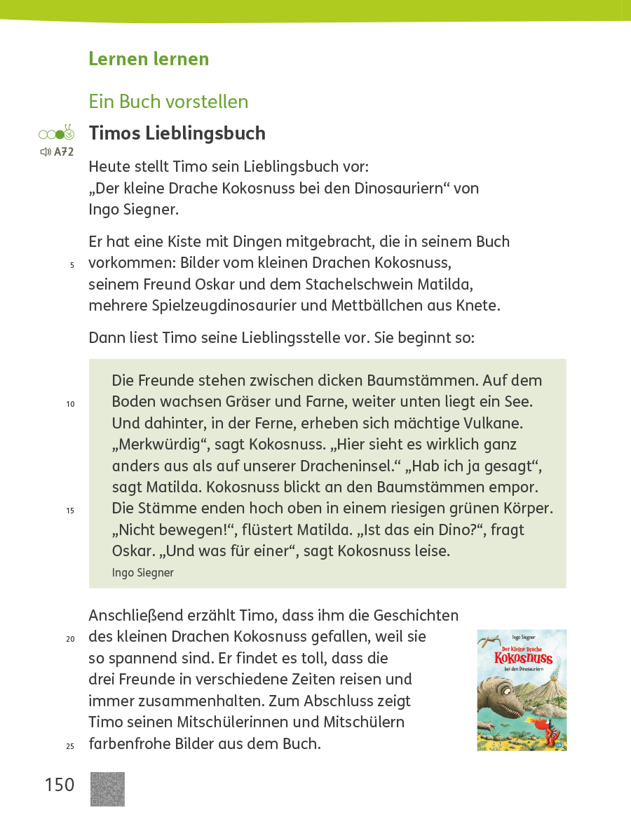 Grundschul-Blog-Unterrichten-Deutsch-Buecherwurm-Lesebuch-2-Lernen-lernen-Buch-vorstellen-Seite151 Lernen lernen-Seite: So kannst du ein Buch vorstellen, Bücherwurm Lesebuch Seite 151