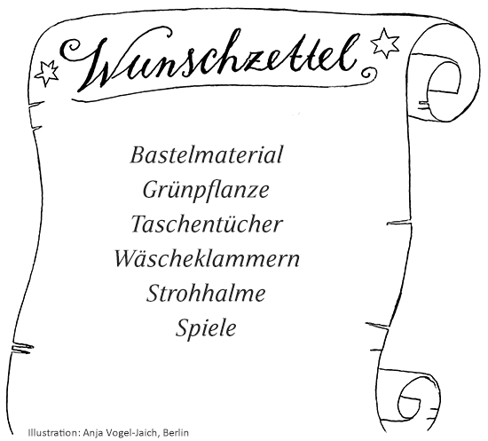Illustration Wunschzettel