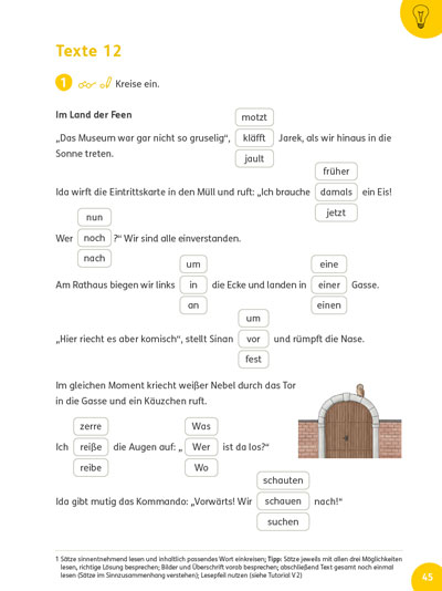 Grundschul-Blog-Deutsch-PLT-Lesefoerderheft-4-011089Ausschnitt-Seite-45 Inhaltsverzeichnis Wir lesen 4 Leseförderheft; Seite 45