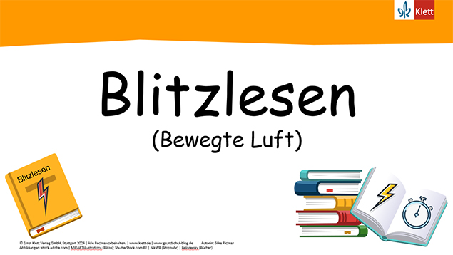 Screenshot der pptx-Datei Blitzlesen Bewegte Luft
