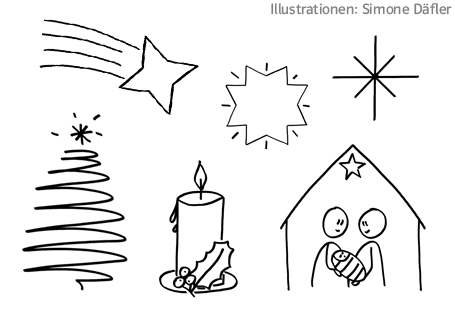 Sketchnotes im Unterricht: Advent und Weihnachten