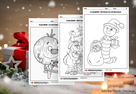 Kreative Auszeit: Ausmalen in den letzten Schulstunden vor Weihnachten