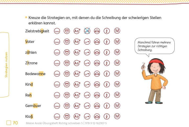 Anoki Richtig schreiben 5 Seite 70