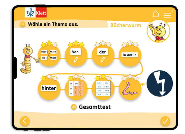 Blitzlesen-App, Screenshot,Gesamttest