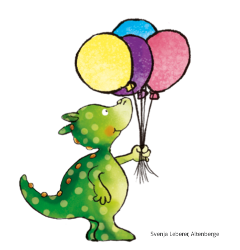 Niko mit Ballons