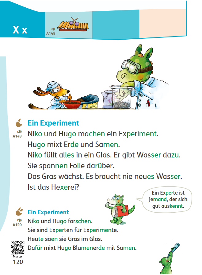 Umsetzung Niko und Hugo in der Fibel